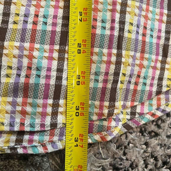 Robert Graham Mens Button Striped Shirt Size XL/TG Multicolored - Picture 8 of 12